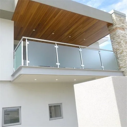 Steel balcony railings