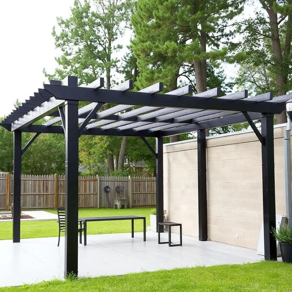 Pergola Iron outdoor structure